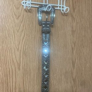 Dark Charcoal Nocona Leather Belt 42”